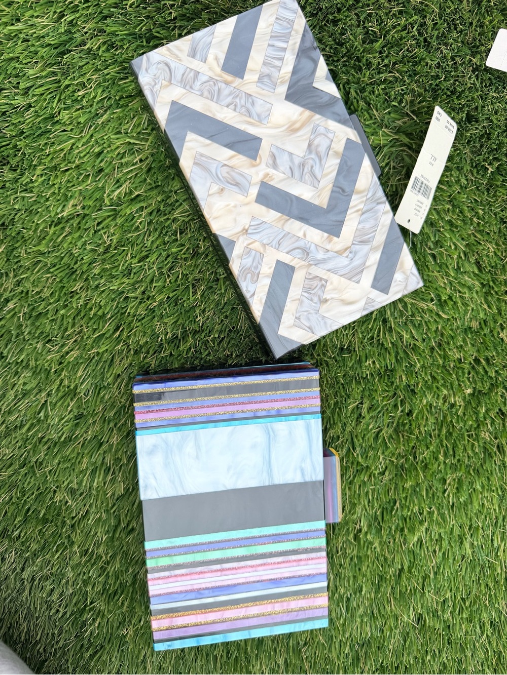 Buy One Get One Free Marble Chevron & Striped